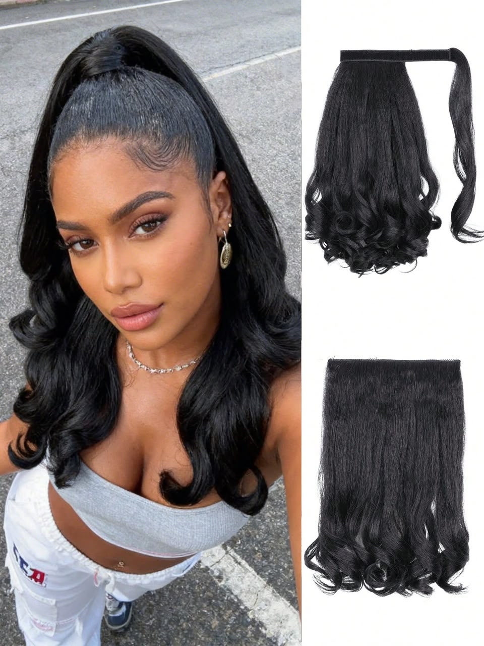 Postiche Wrap Ponytail Bouncy